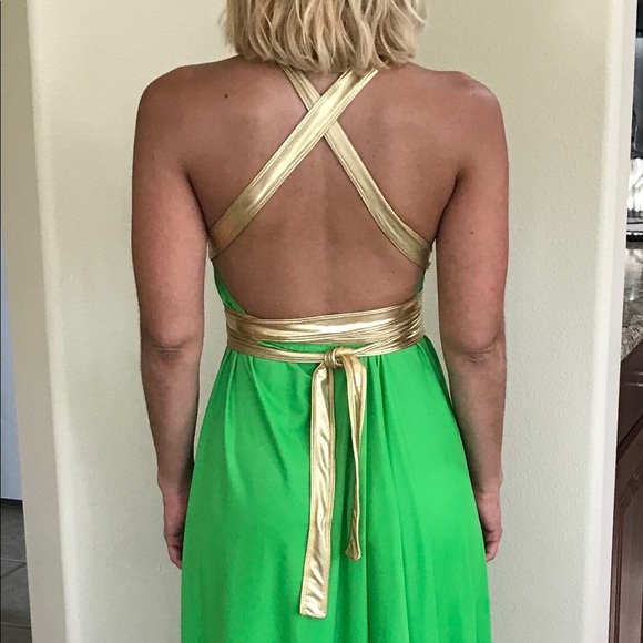 Greek Style Midi Dress - Picture 3 of 4